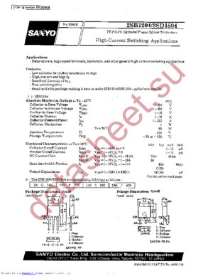 B1204 datasheet  