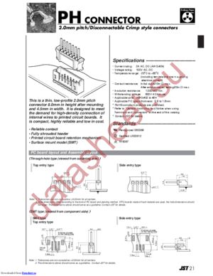 B16B-PH-SM4-TB datasheet  