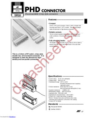 B34B-PHDSS datasheet  