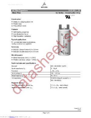 B32323 datasheet  