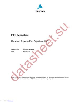 B32562H8334K000 datasheet  