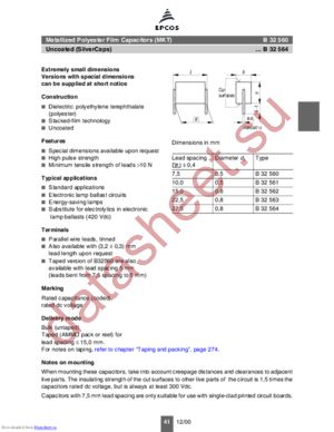 B32562J6684K289 datasheet  