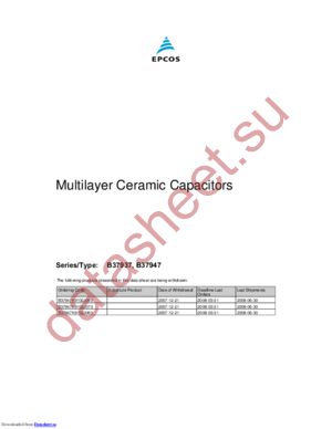 B37947K9332J62 datasheet  