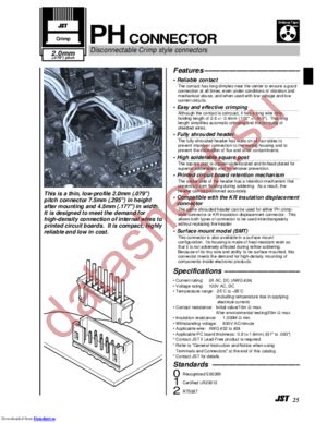 B12B-PH-SM4-TB(LF)(SN) datasheet  