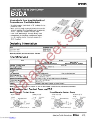 B3DA-0010-A datasheet  