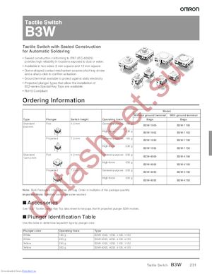 B3W4050 datasheet  