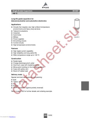 B41867 datasheet  