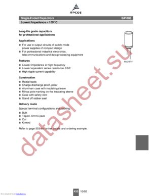 B41886 datasheet  