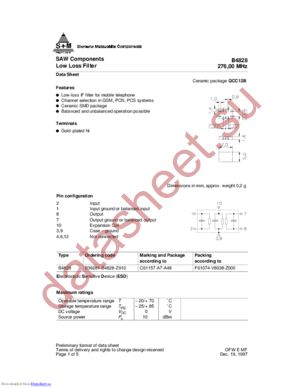 B4828 datasheet  