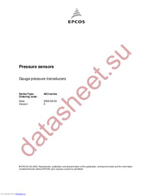 B58611K1100A001 datasheet скачать даташит