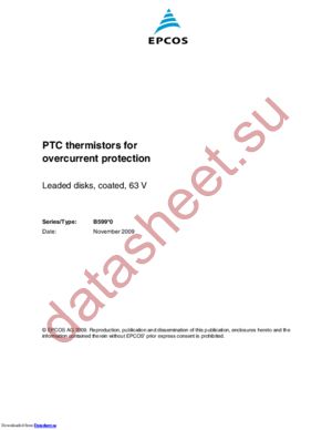 B59980C0130A070 datasheet  