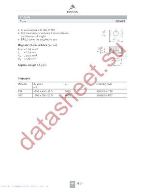 B65523 datasheet  