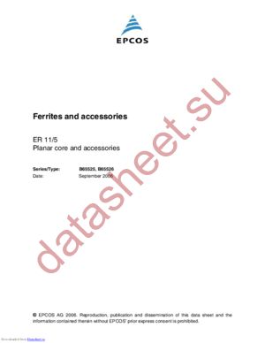 B65526 datasheet  