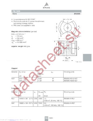 B65686 datasheet  