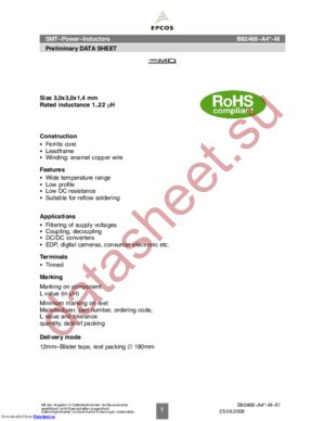 B82468A4222M datasheet  