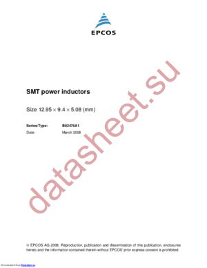 B82476A1104M000 datasheet  