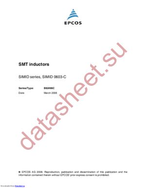 B82496C3560J000 datasheet  