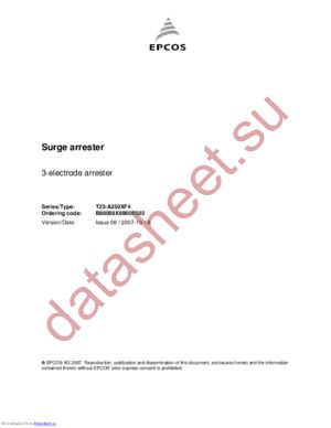 T23-A250XF1 datasheet  