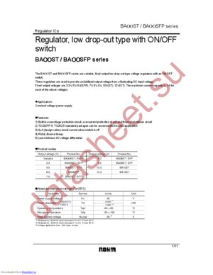 BA08SFP-E2 datasheet  