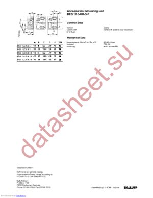 12.0-KB-3-F datasheet  