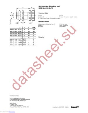 12.0-KH-2L-W datasheet  