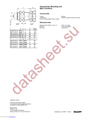 12.0-KH-2L datasheet  