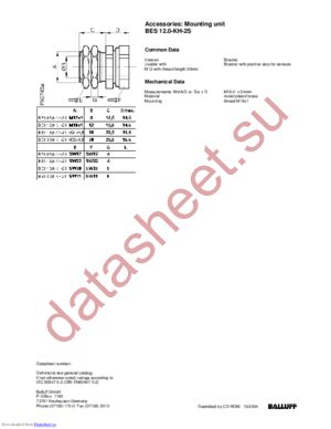 12.0-KH-2S datasheet  
