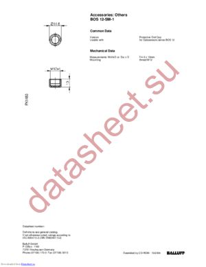 12-SM-1 datasheet  