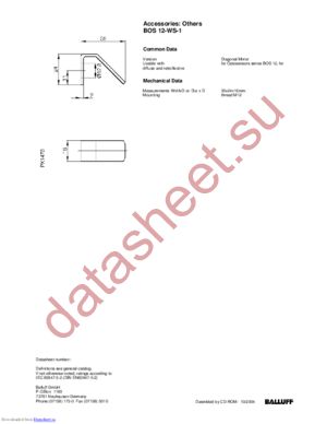 12-WS-1 datasheet  