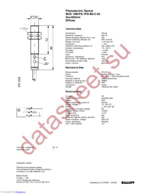 12M-PS-1PD-B0-C-03 datasheet  