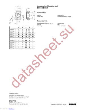 14.5-BS-1 datasheet  