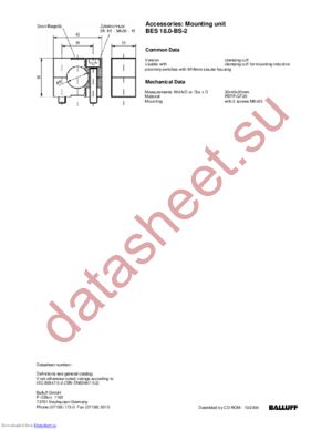 18.0-BS-2 datasheet  