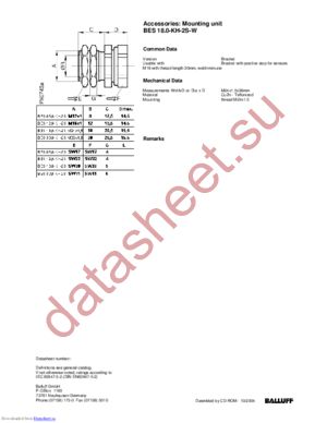 18.0-KH-2S-W datasheet  