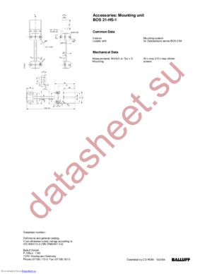 21-HS-1 datasheet  