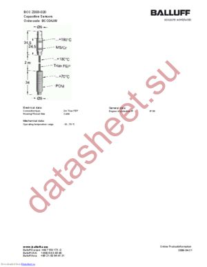 BCCZ003-020 datasheet  