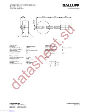 BCSD22T408-XXS10C-EP02-GZ01-002 datasheet  