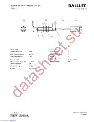 BCSM05T4C-XXS10C-EP00-04-GZ01-002 datasheet  