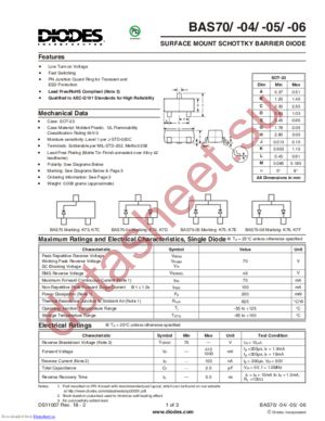 BAS7004-7 datasheet  