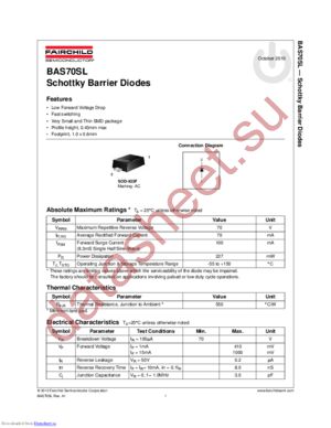 BAS70SL_10 datasheet  