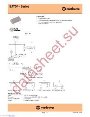 BAT54S_Q datasheet  