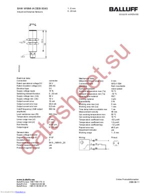 BAWM18MI-IAC50B-S04G datasheet  