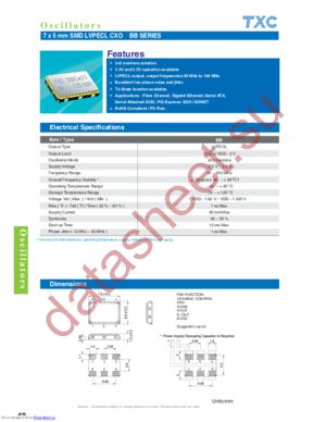 BB-166.000MBE-T datasheet  