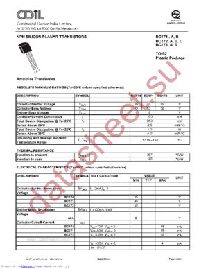 BC184LB datasheet  