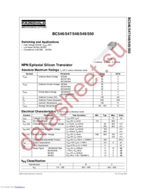 BC546B_D74Z datasheet  