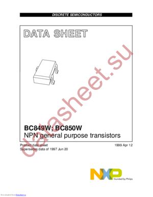 BC849BW /T3 datasheet  