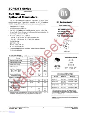 BCP5316T1 datasheet  