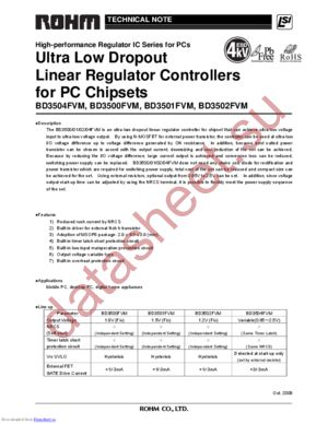 BD3501FVM datasheet  