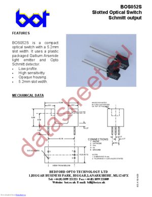 BOS052S datasheet  