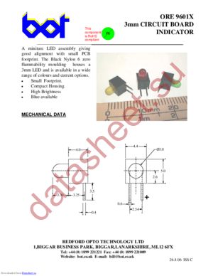 ORE9601 datasheet  