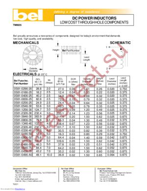 0581-0486-50 datasheet  